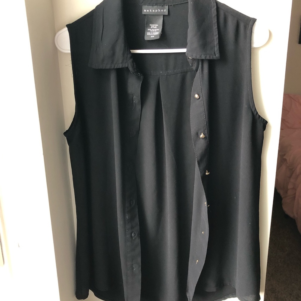 Metaphor button down tunic